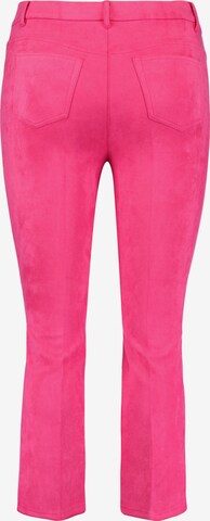 SAMOON Slim fit Pants in Pink