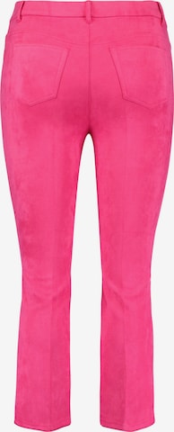 SAMOON Slimfit Hose in Pink