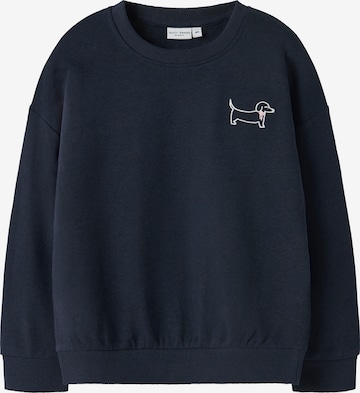 NAME IT - Sudadera 'NMFVALLENE' en azul: frente