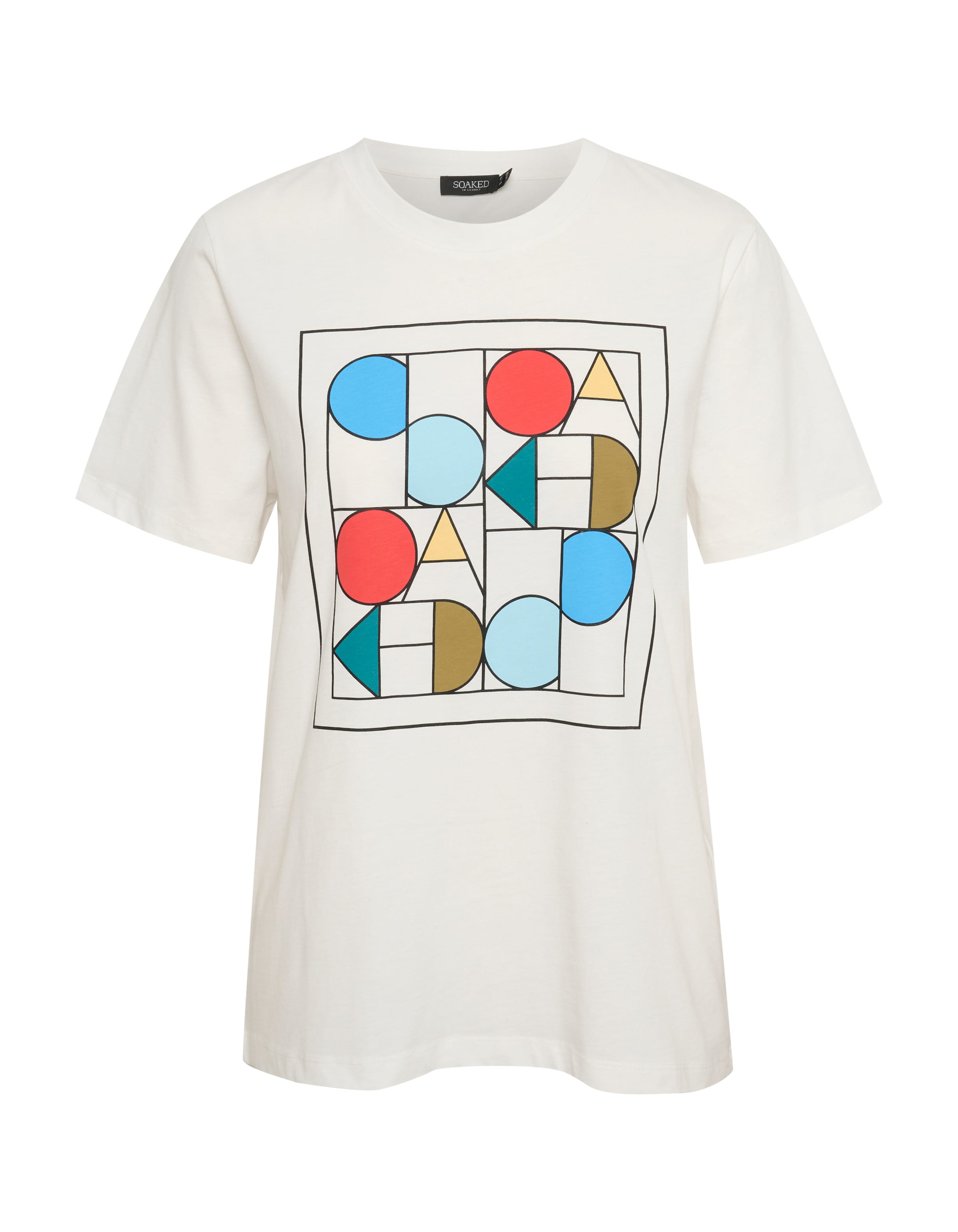 SOAKED IN LUXURY Koszulka w kolorze biały: przód