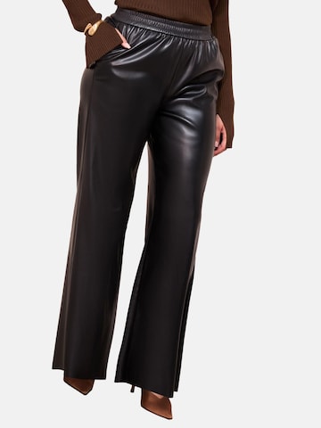 juoda Friends Like These Plačios klešnės Kelnės: priekis