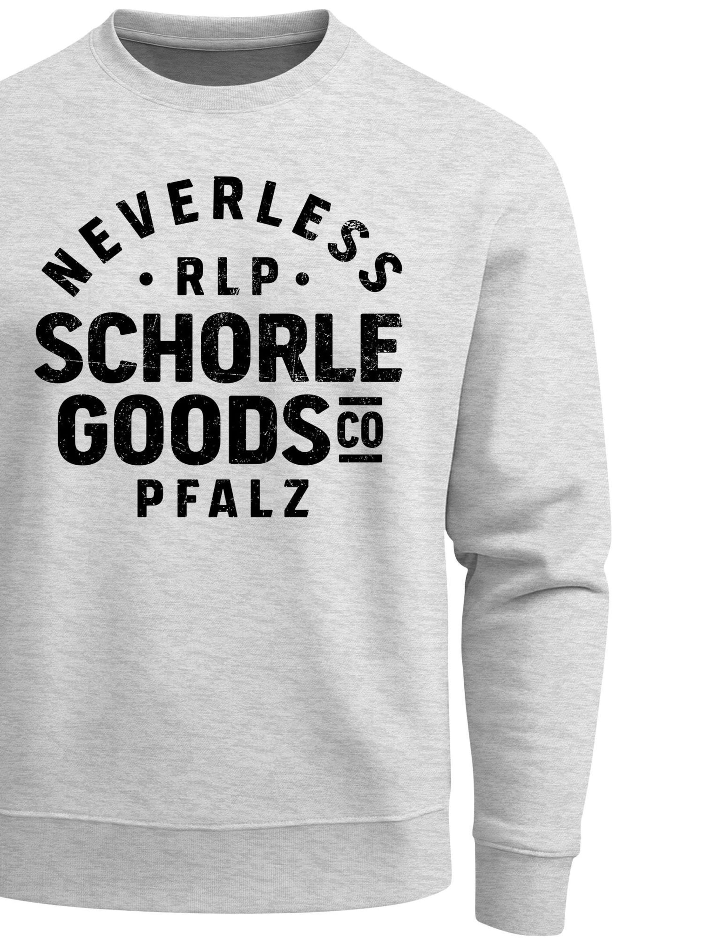 Neverless Sweatshirt 'Schorle' in Grey