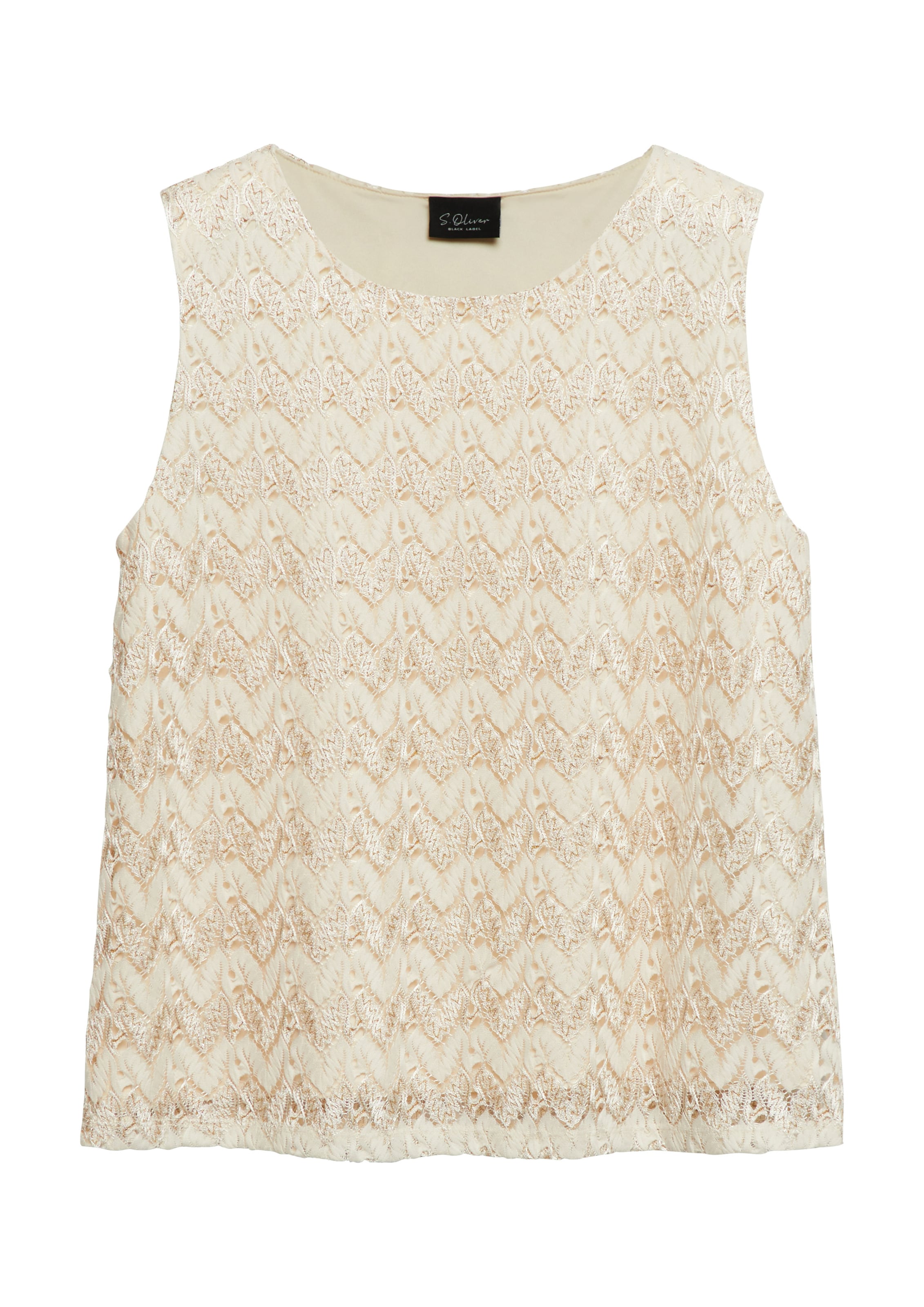 s.Oliver Top in Beige: voorkant