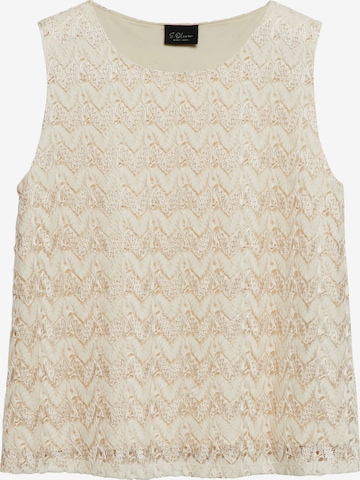 s.Oliver Top in Beige: voorkant