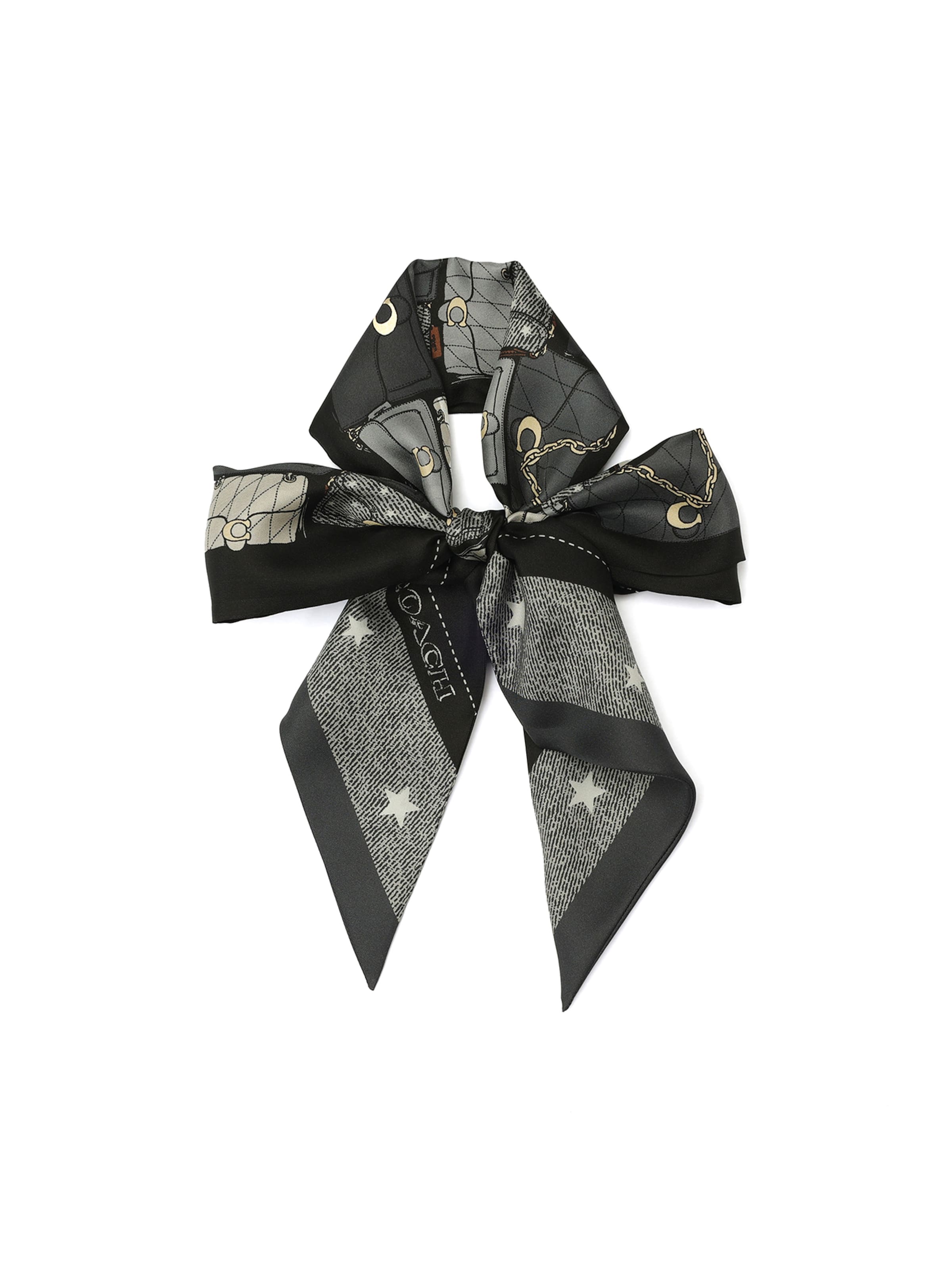 COACH - Pañuelo 'Stacked Tabby Star' en blanco