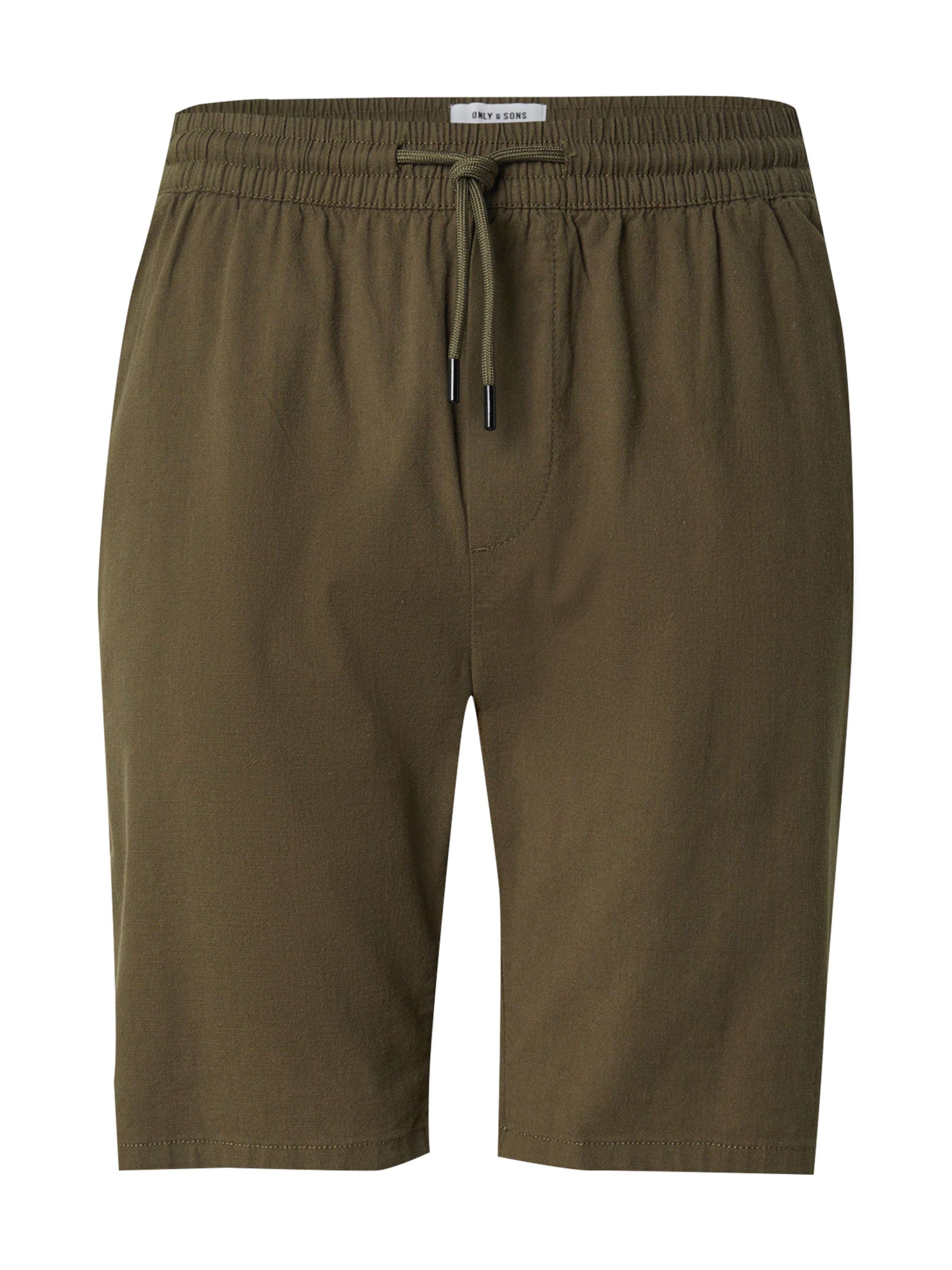 Only & Sons Regular Chino Pants 'ONSCAPRI' in Green: front