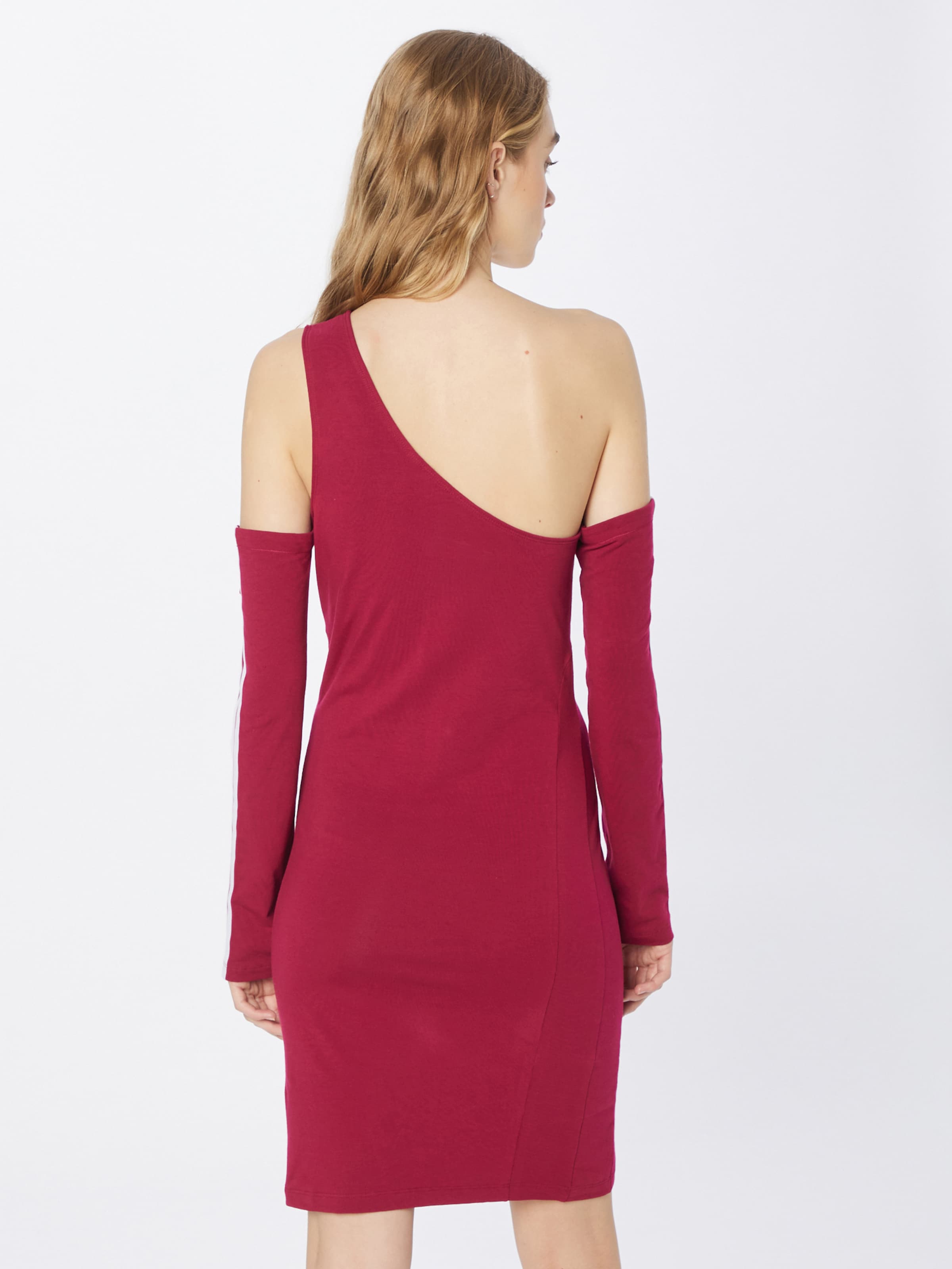 ADIDAS ORIGINALS Dress Centre Stage Cutout in Wine Red ABOUT YOU