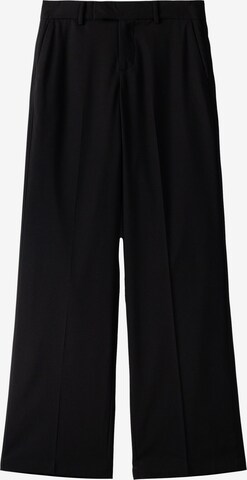 Loosefit Pantalon Bershka en noir : devant