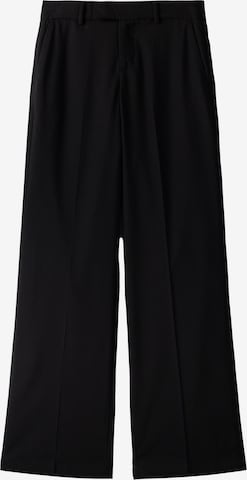 Loosefit Pantalon Bershka en noir : devant