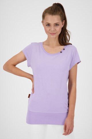 Alife and Kickin Shirt in Purple: front