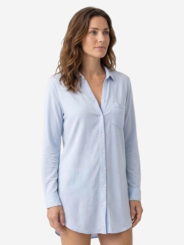 Hanro Nightgown 'Cotton Deluxe' in Blue