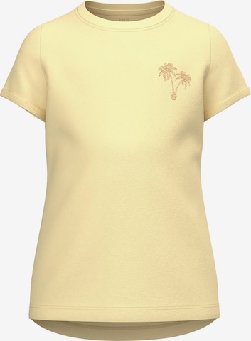 NAME IT - Camisola 'VIX' em amarelo: frente