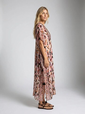 Miss June Kjole 'Caftan Long Roberta' i blandingsfarvet