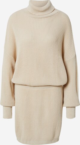 In The Style Knit dress 'PERRIE SIANS' in Beige: front