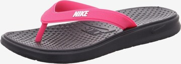 Nike Sportswear Strand-/badschoen in Roze: voorkant