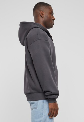 Prohibited Zip-Up Hoodie in Grey