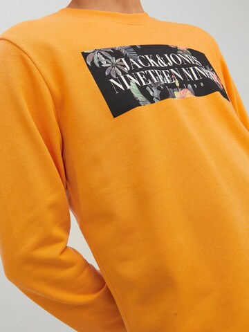 JACK & JONES Sweatshirt 'Flores' in Orange