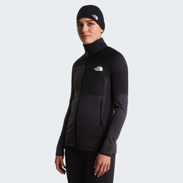 THE NORTH FACE Athletic Jacket in Black: front