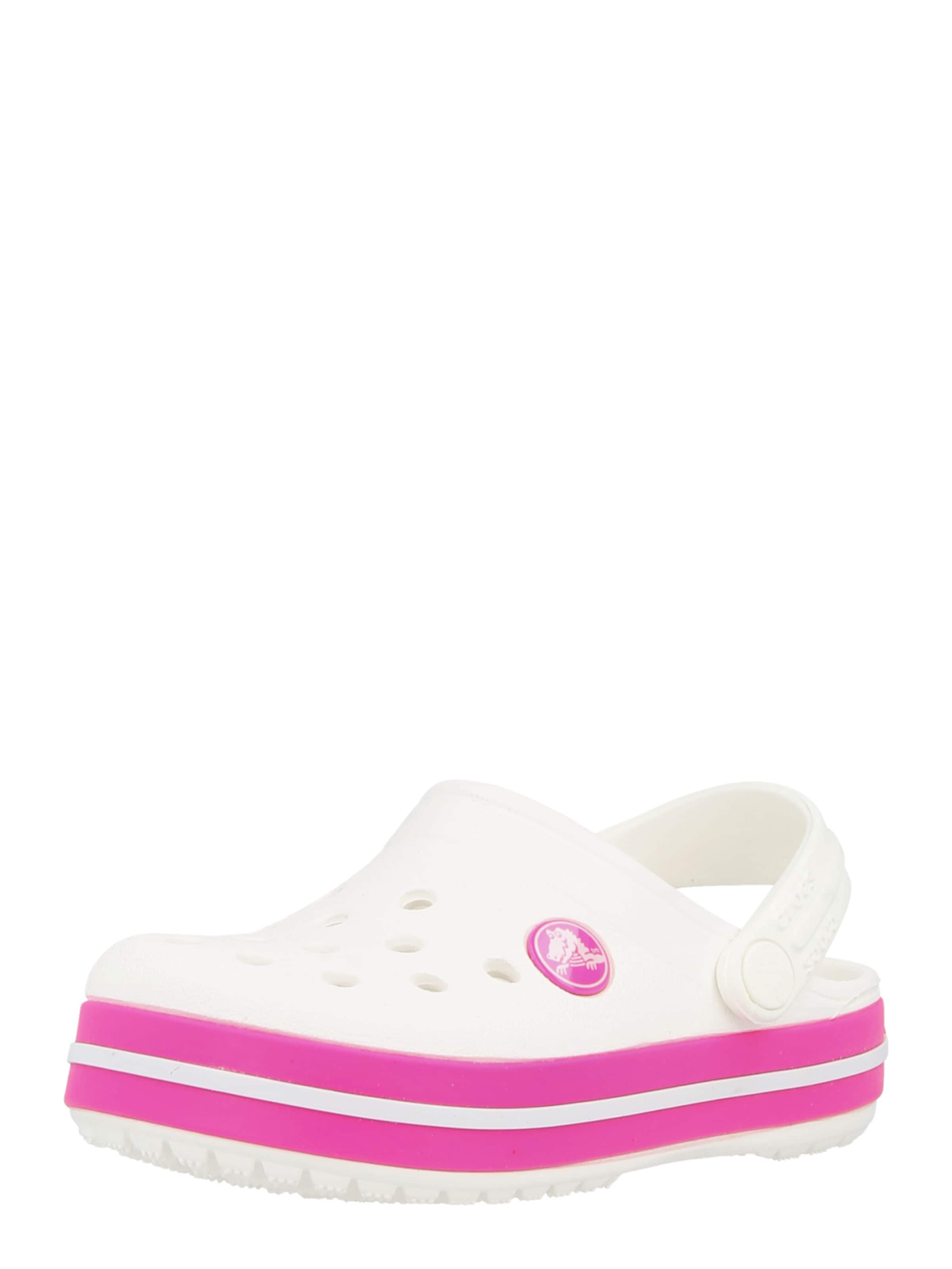 Crocs Buty otwarte 'Crocband' w kolorze biały: przód