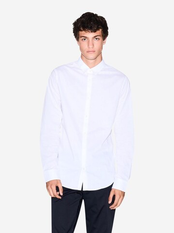 Regular fit Camicia '8NZCBD ZN10Z' di ARMANI EXCHANGE in bianco: frontale