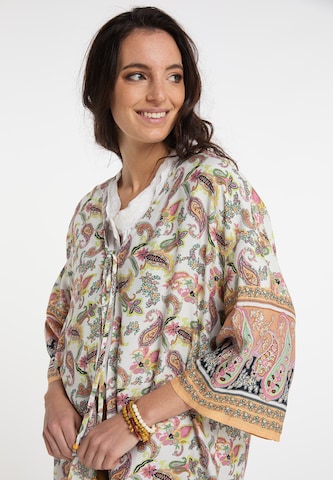 usha FESTIVAL Kimono | bela barva