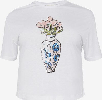 Guido Maria Kretschmer Curvy Μπλουζάκι 'Sissy' σε ανάμεικτα χρώματα / λευκό, Άποψη προϊόντος