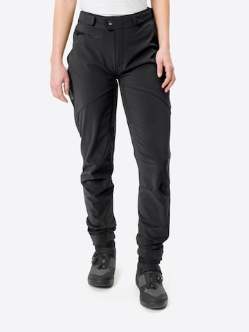 VAUDE Tapered Outdoorhose 'Qimsa II' in Schwarz: predná strana