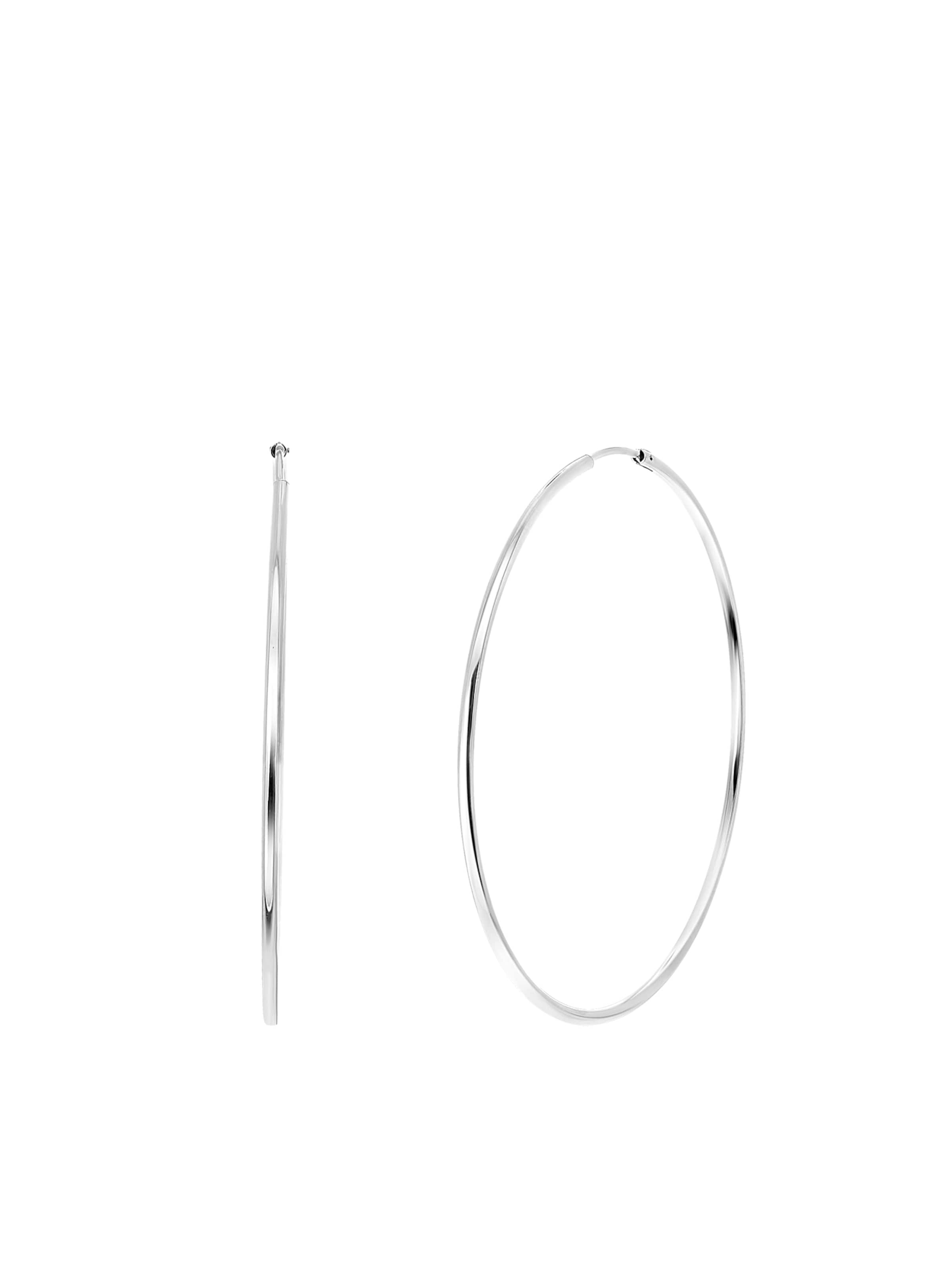 Lucardi Ohrringe in silber, Produktansicht