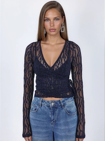 Busem Bluse in Blau