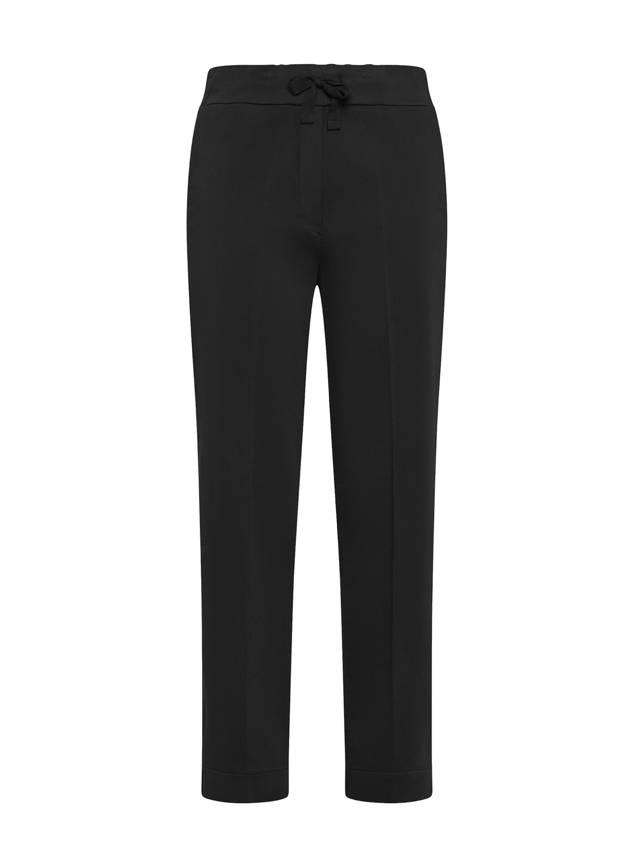 DEHA Slimfit Hose in Schwarz: Vorderseite