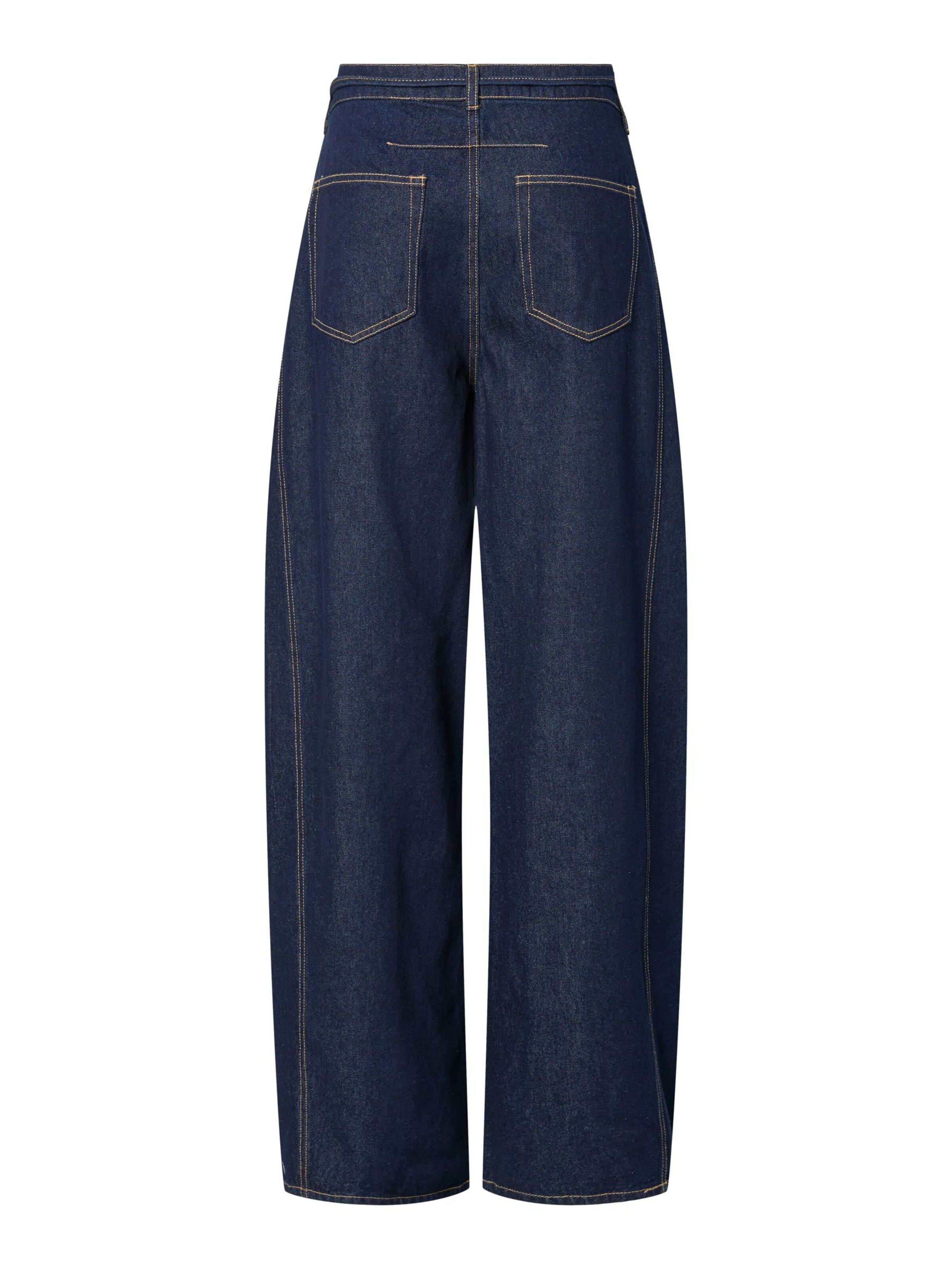 PIECES Baggy Jeans i blå
