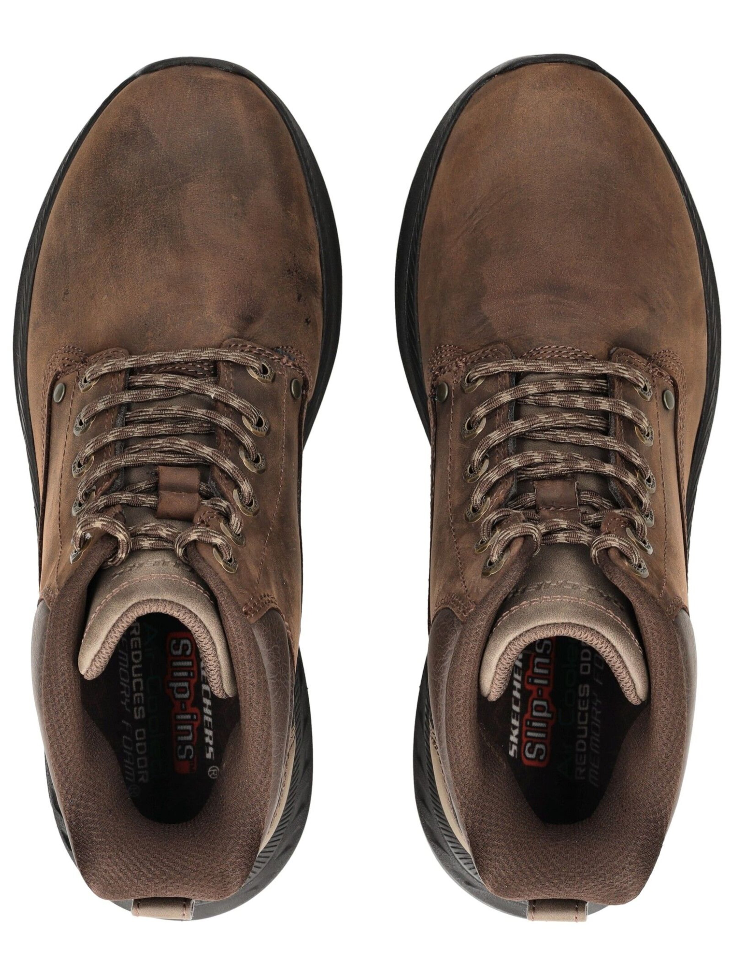 Bottes à lacets SKECHERS en marron