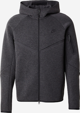 juoda Nike Sportswear Džemperis 'Tech Fleece': priekis