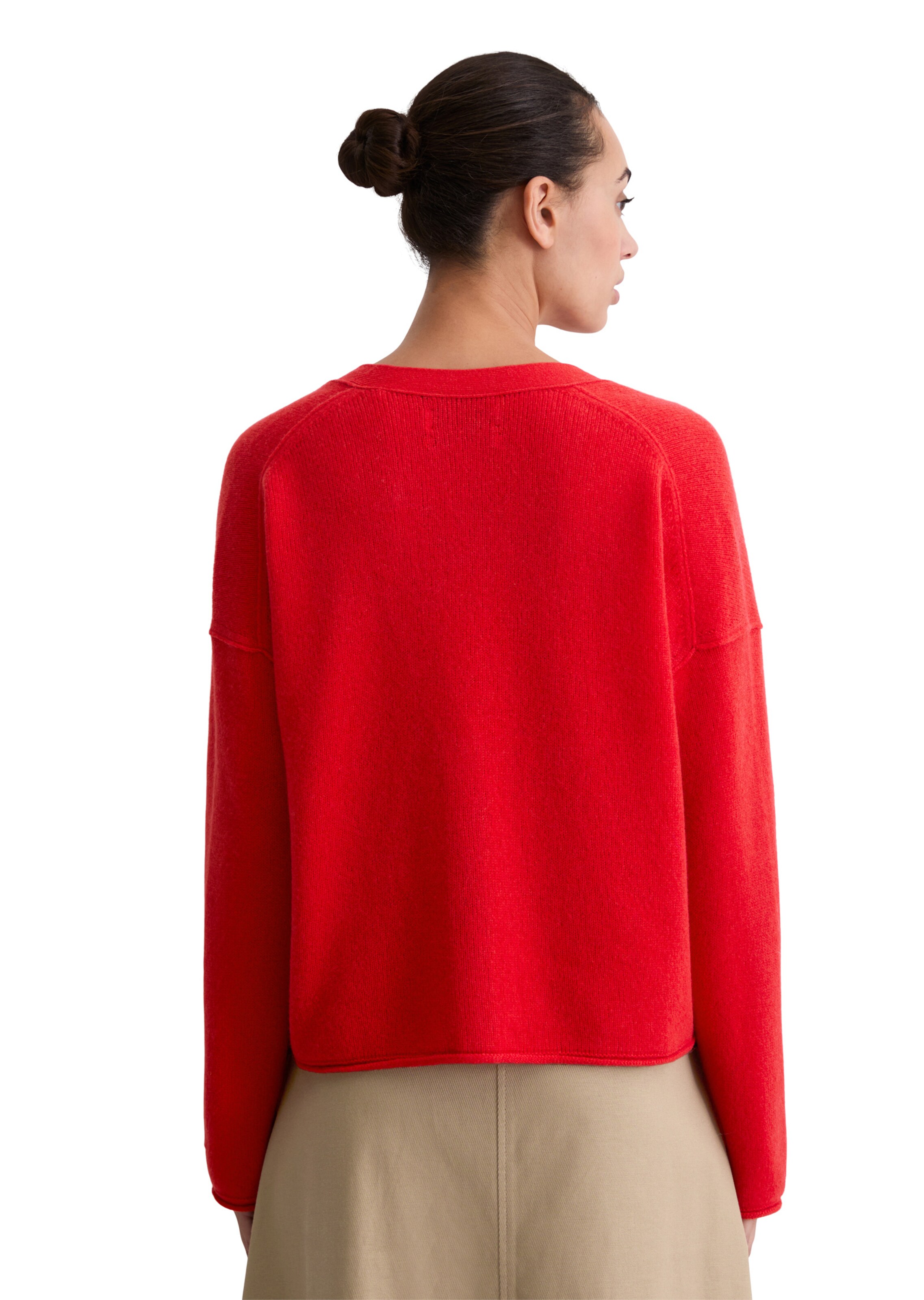Marc O'Polo Knit cardigan in Red