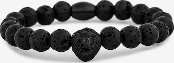 Akitsune Armband 'Regis' in Schwarz: Vorderseite