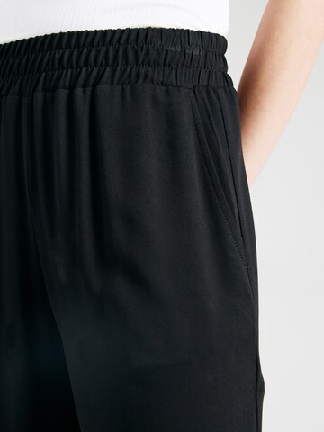 Wide Leg Pantalon mazine en noir