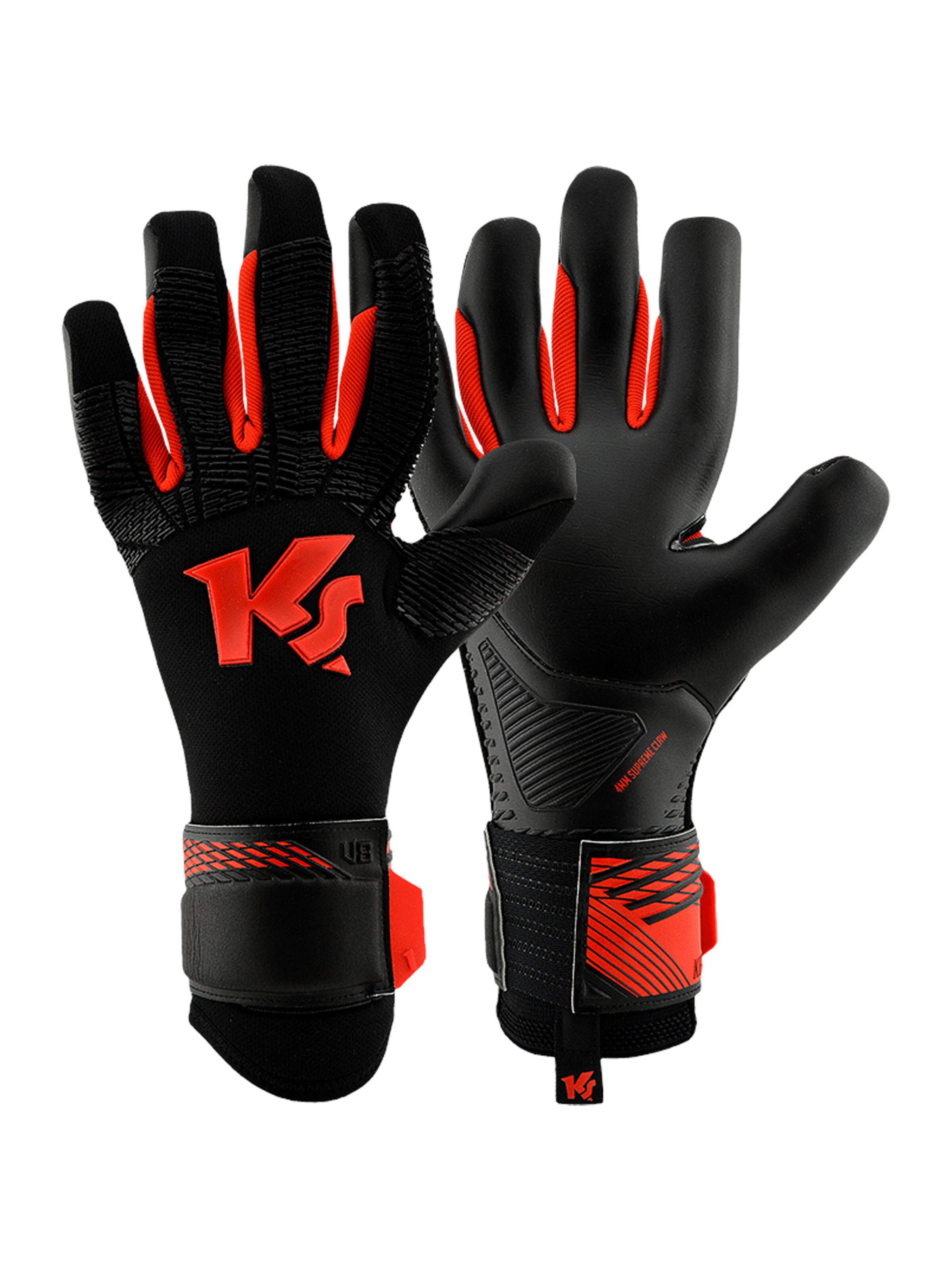 KEEPERsport Sporthandschuhe in Schwarz: Vorderseite