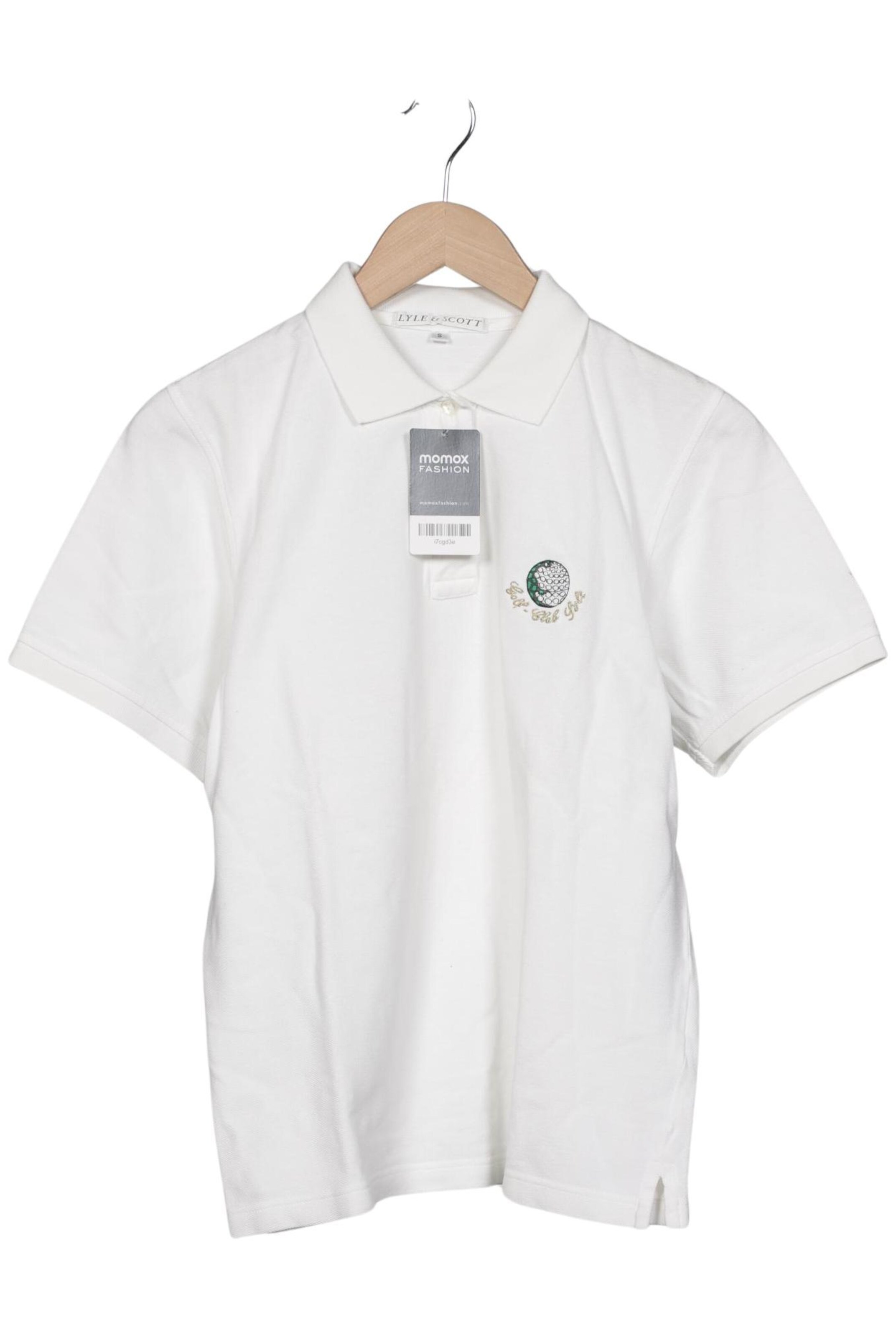 Lyle & Scott Poloshirt S in Weiß: Vorderseite
