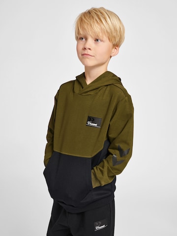 Hummel Sportief sweatshirt 'Edward' in Groen: voorkant