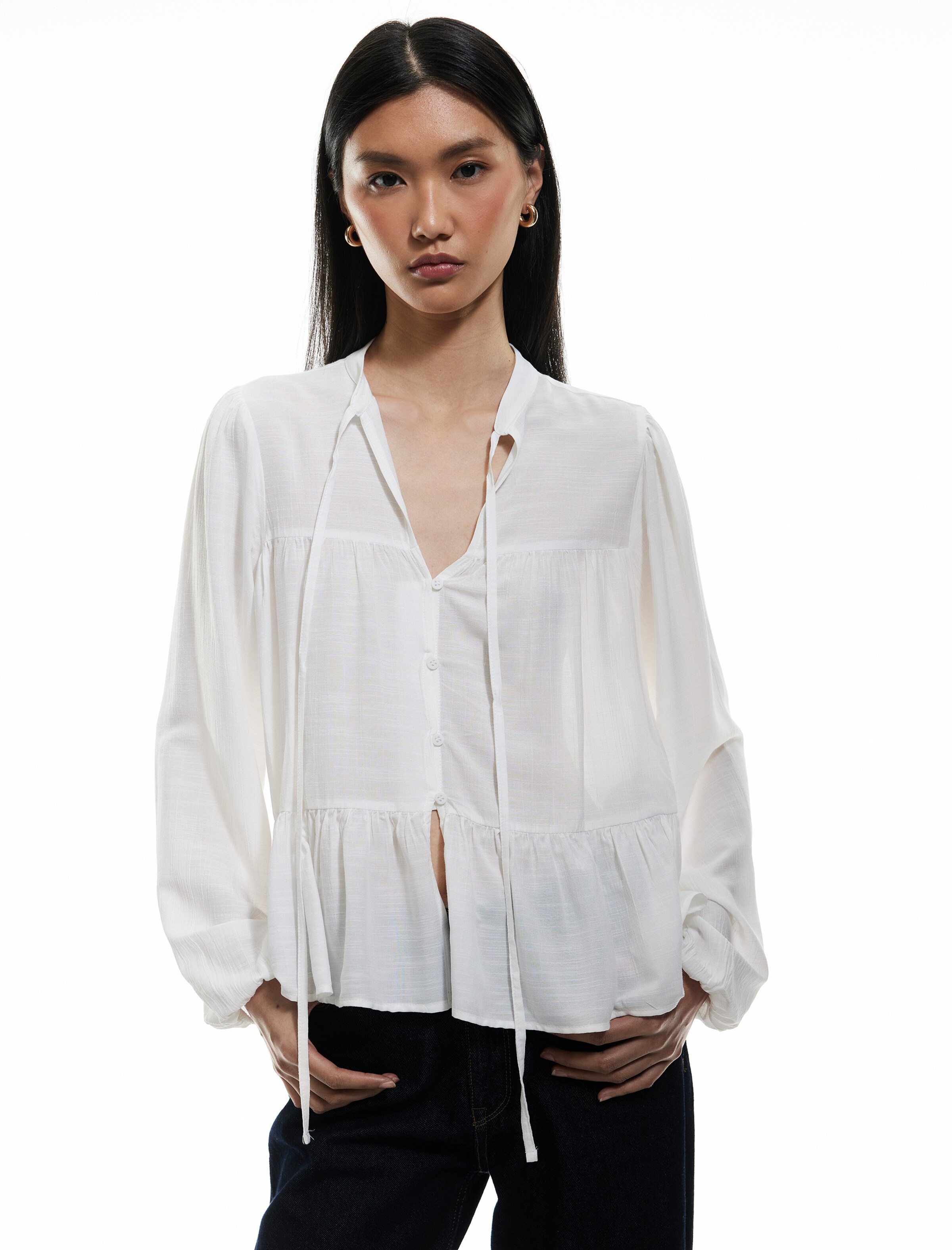 Koton Bluse in Weiß: Vorderseite