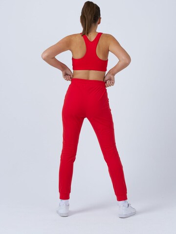 SPORTKIND Loosefit Sporthose 'Jogging Pants'‌‌ in Rot