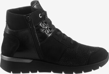 WALDLÄUFER Lace-Up Ankle Boots in Black