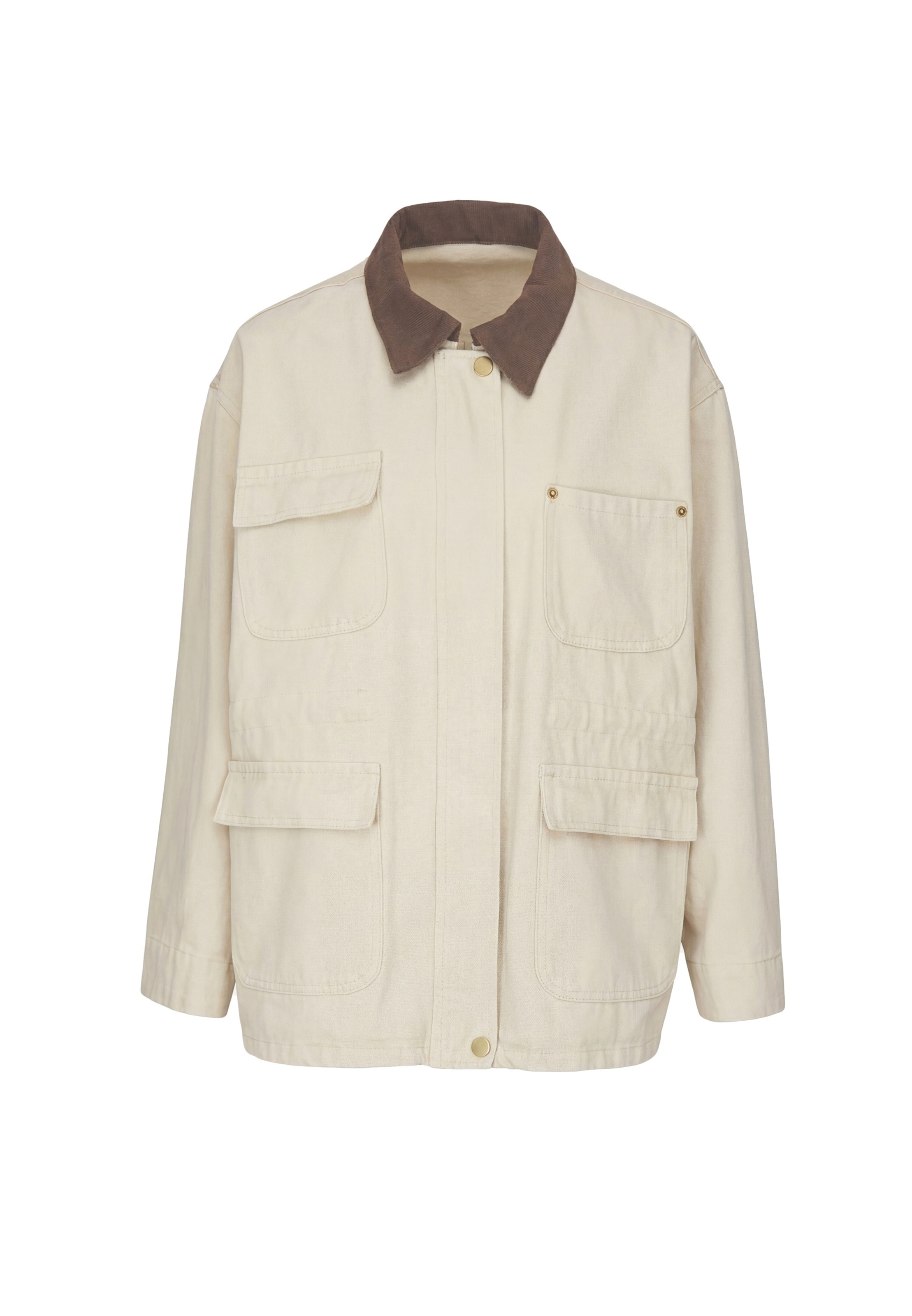 MYMO Chaqueta de entretiempo en M en beige / marrón, Vista del producto