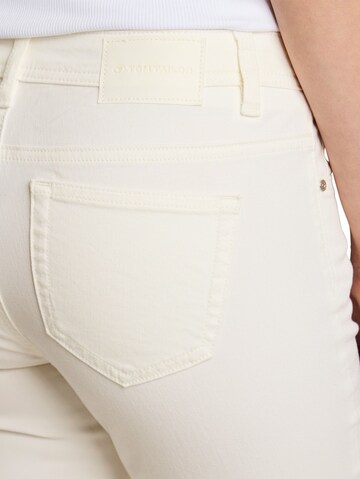 TOM TAILOR Slimfit Jeans 'Lene' in Weiß