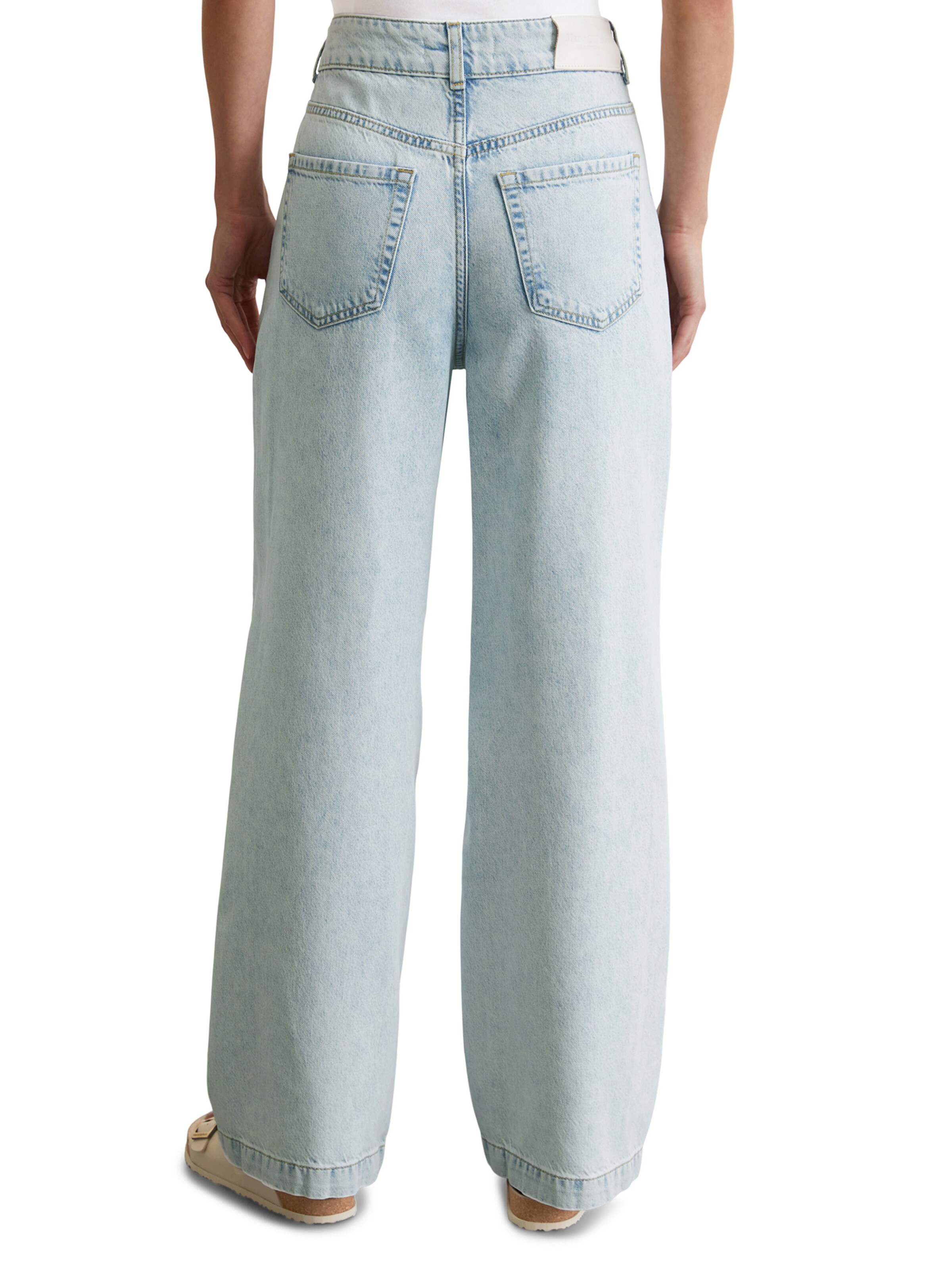 Marc O'Polo Wide Leg Jeans in Blau