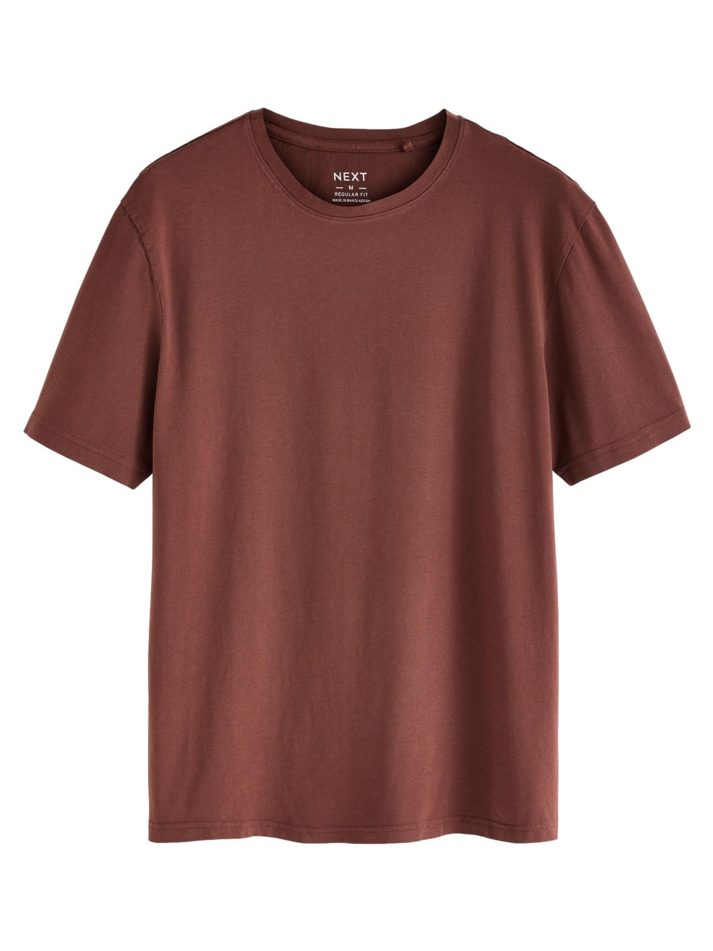 Next Shirt 'Essential' in Brown: front