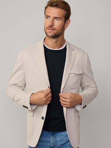 Hackett London Regular Fit Sakko in Beige: Vorderseite