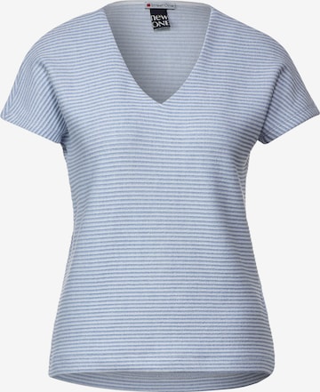 T-shirt STREET ONE en bleu : devant