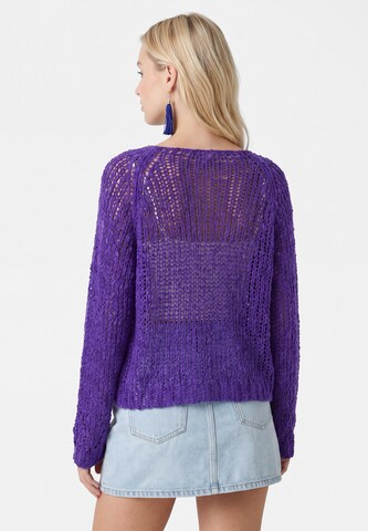 IZIA Gebreid vest in Lila