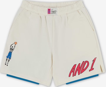 AND1regular Hlače - bež boja: prednji dio